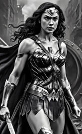 Wonderwoman pencil draw