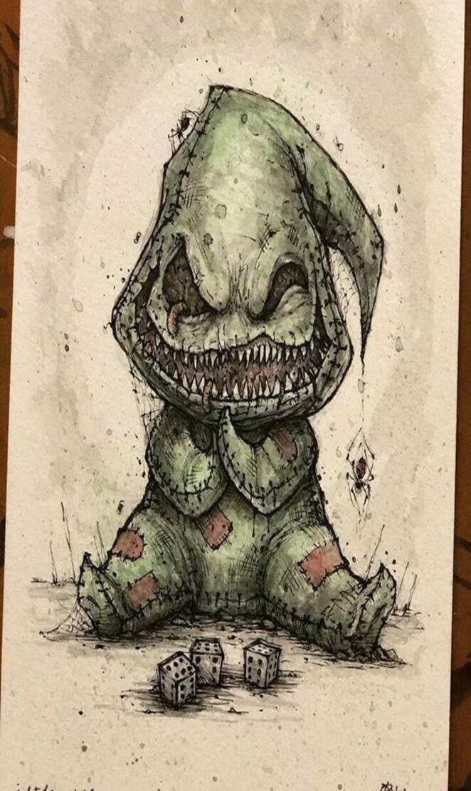 Oogie Boogie Drawing