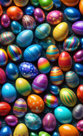 Jeweled Easter Egg background art 9