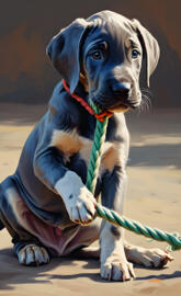 Great-Dane puppy
