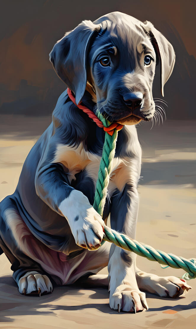 Great-Dane puppy