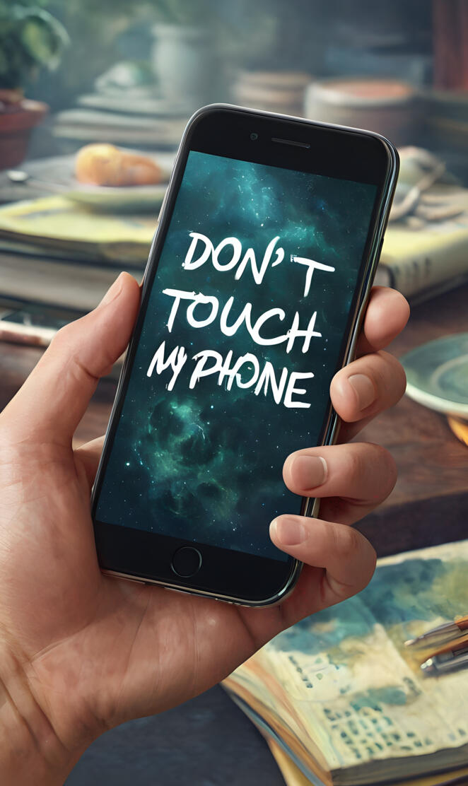 a hand holding a phone