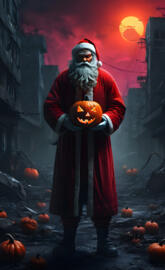 Thriller night santa