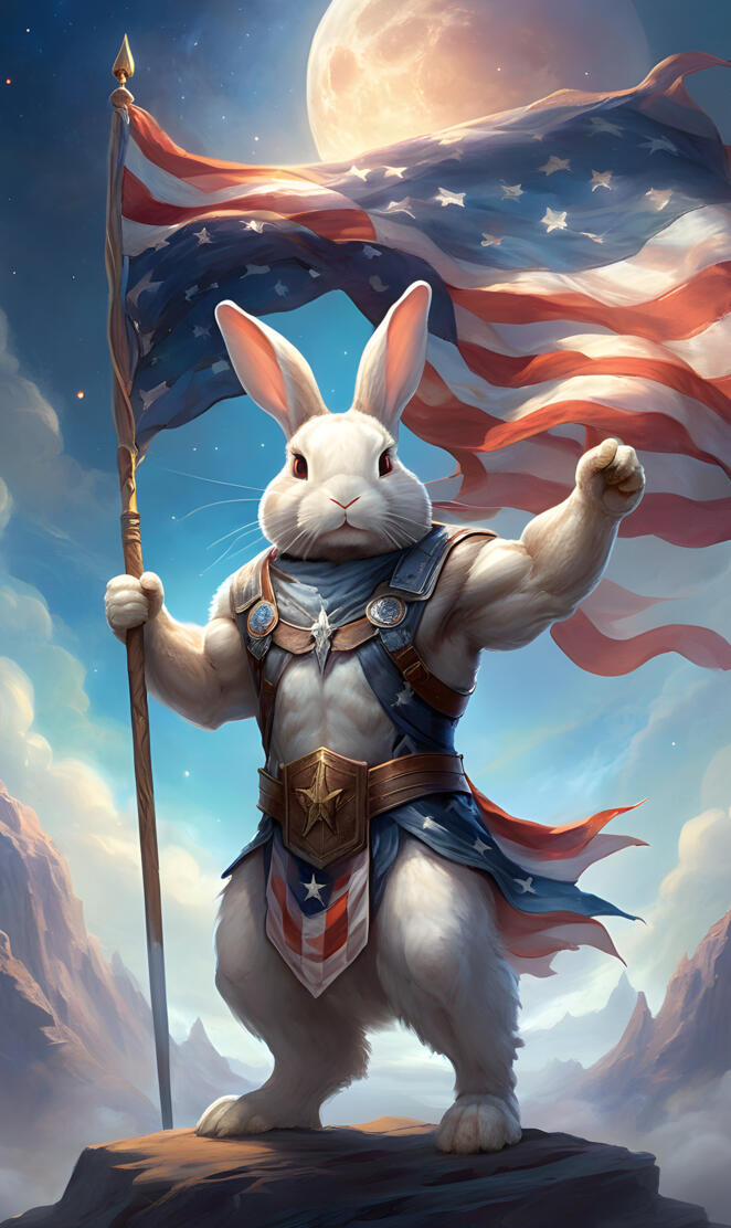 patriotic bun