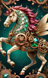 Tic Tok emerald clock