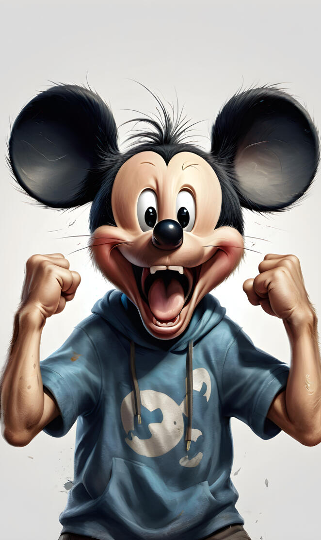 Mickey as a teenager