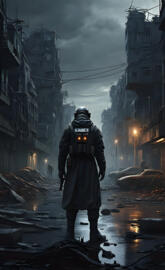 sci-fi/ futuristic man