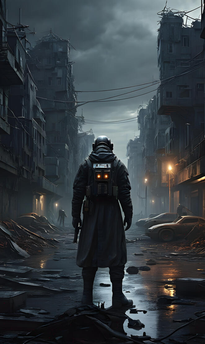 sci-fi/ futuristic man