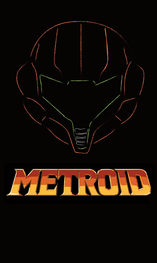 Line Art Metroid