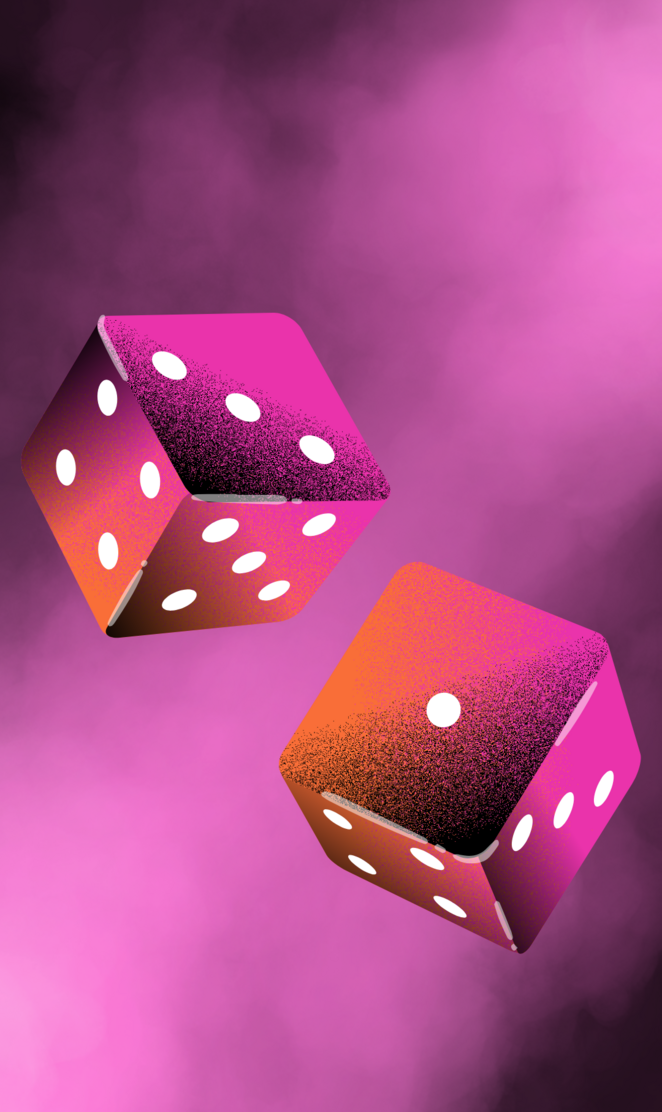 Purple Dice