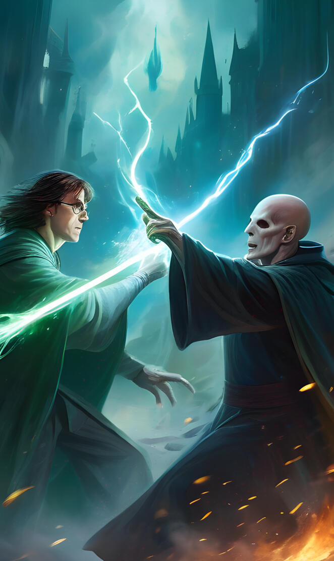 Harry Potter and Voldemort