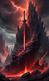 Ancient Sword of Fire & Lightning
