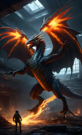 Phoenix Winged Dragon attack