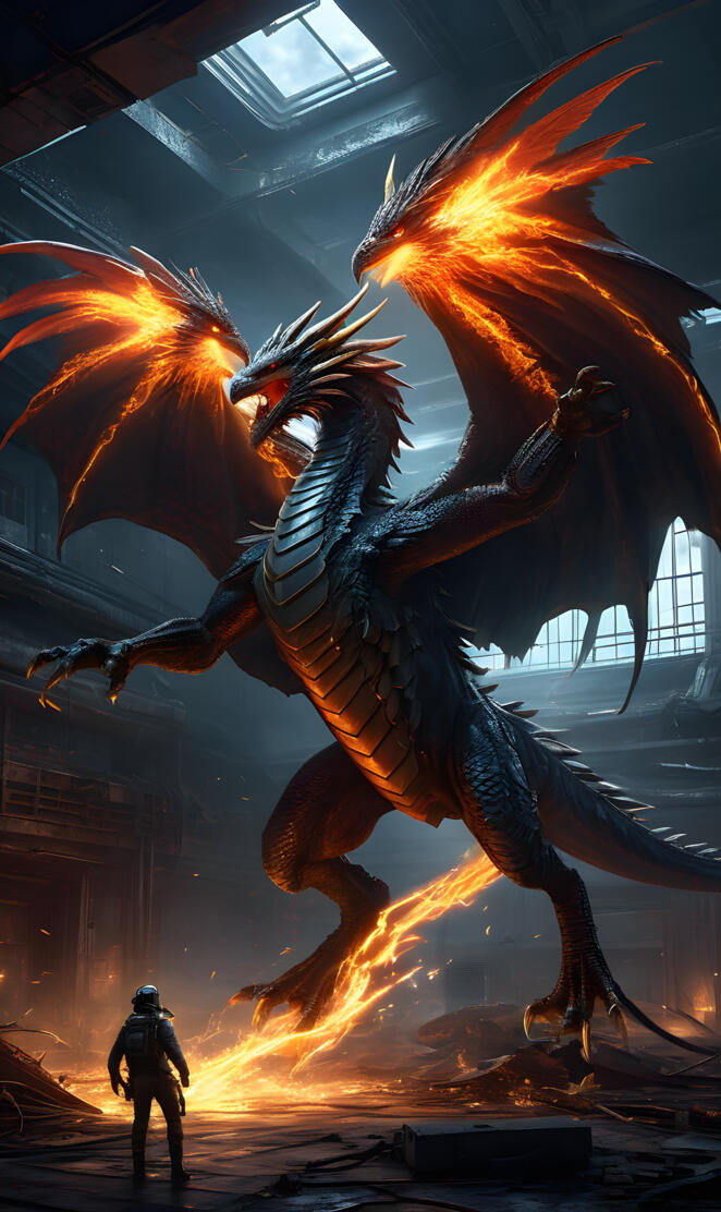 Phoenix Winged Dragon attack