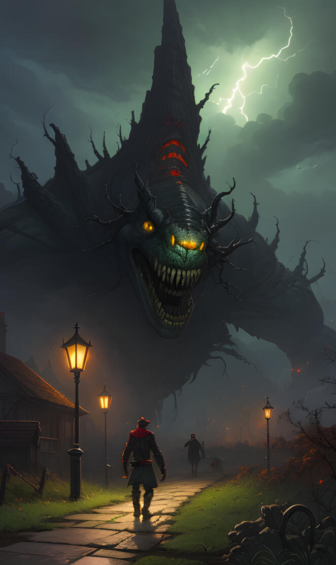 a person walking on a path with a tall building in the background drag