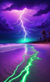 the green lightening