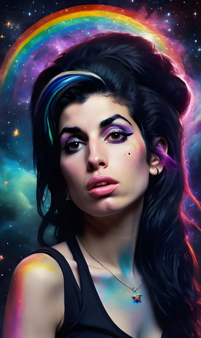 Amy Winehouse at space