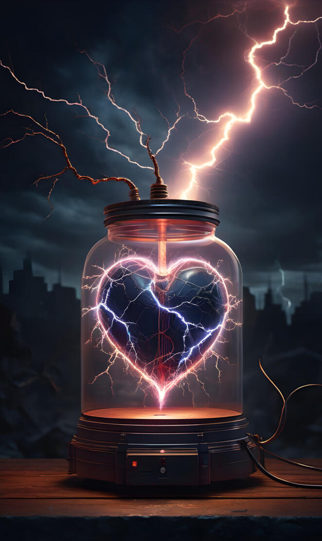 electric coil heart