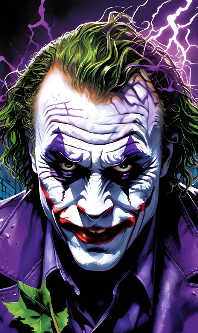 Joker 💬 "Why So Serious? HaHaHa 😅 
"Put On A Smile Face! 😃