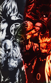 Anime, Bleach, Naruto, punch