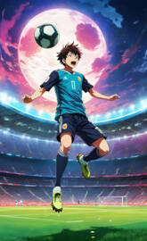 a person kicking a football ball