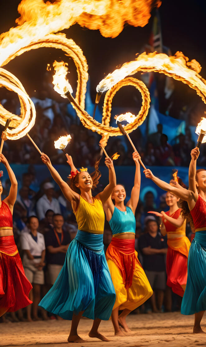 fire twirling competition