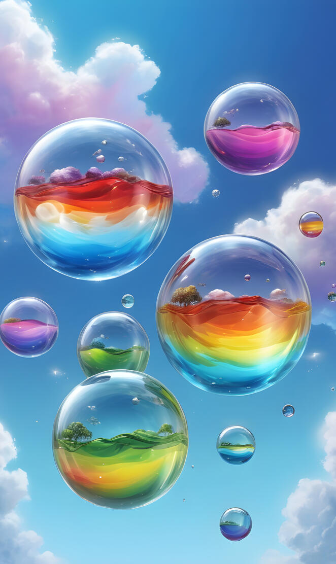 Rainbow orbs