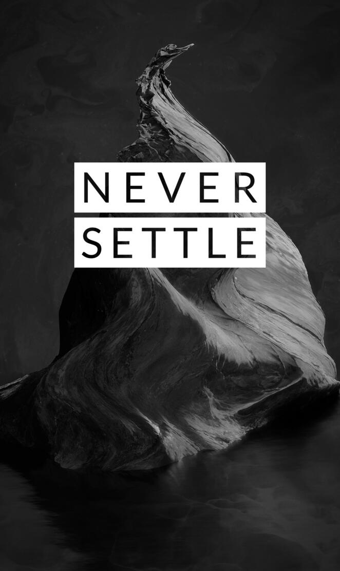 Never Settle