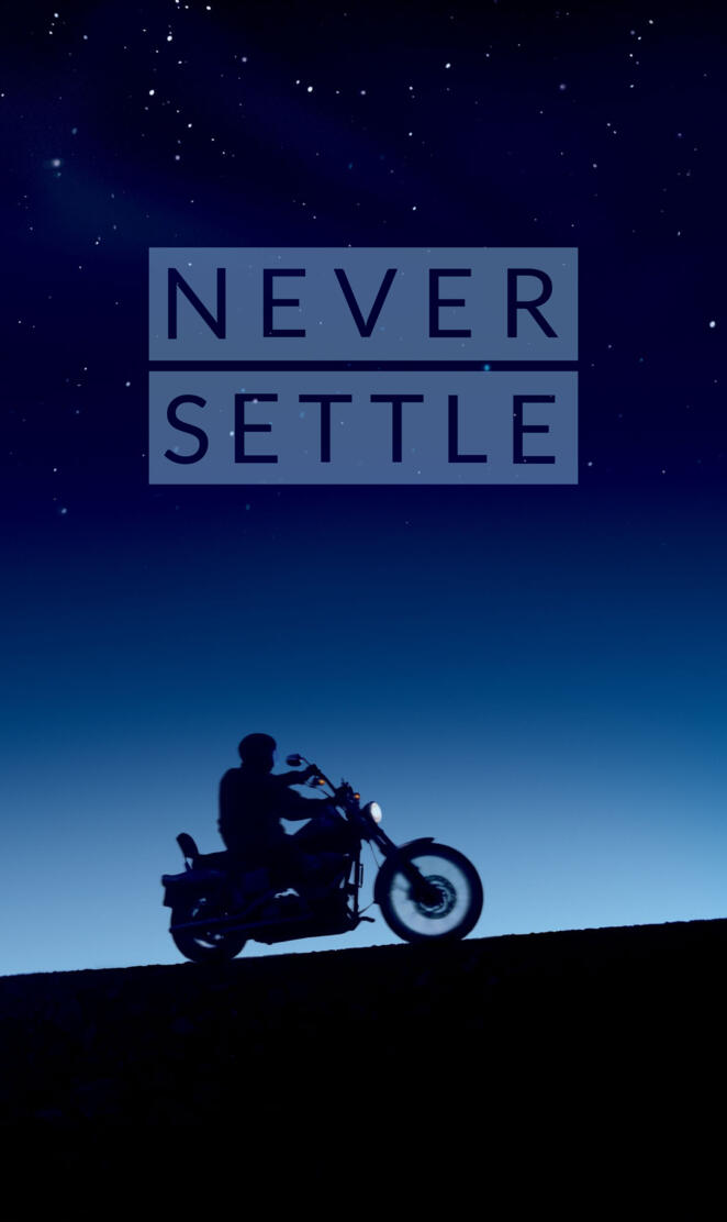 Never Settle