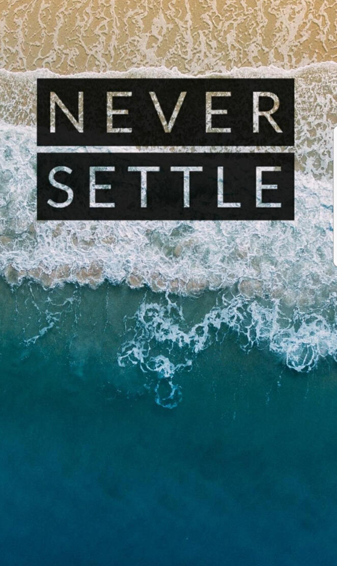 NEVER Settle