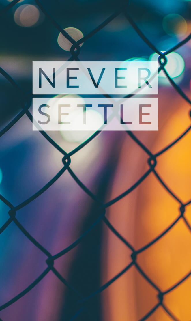 never settle 2