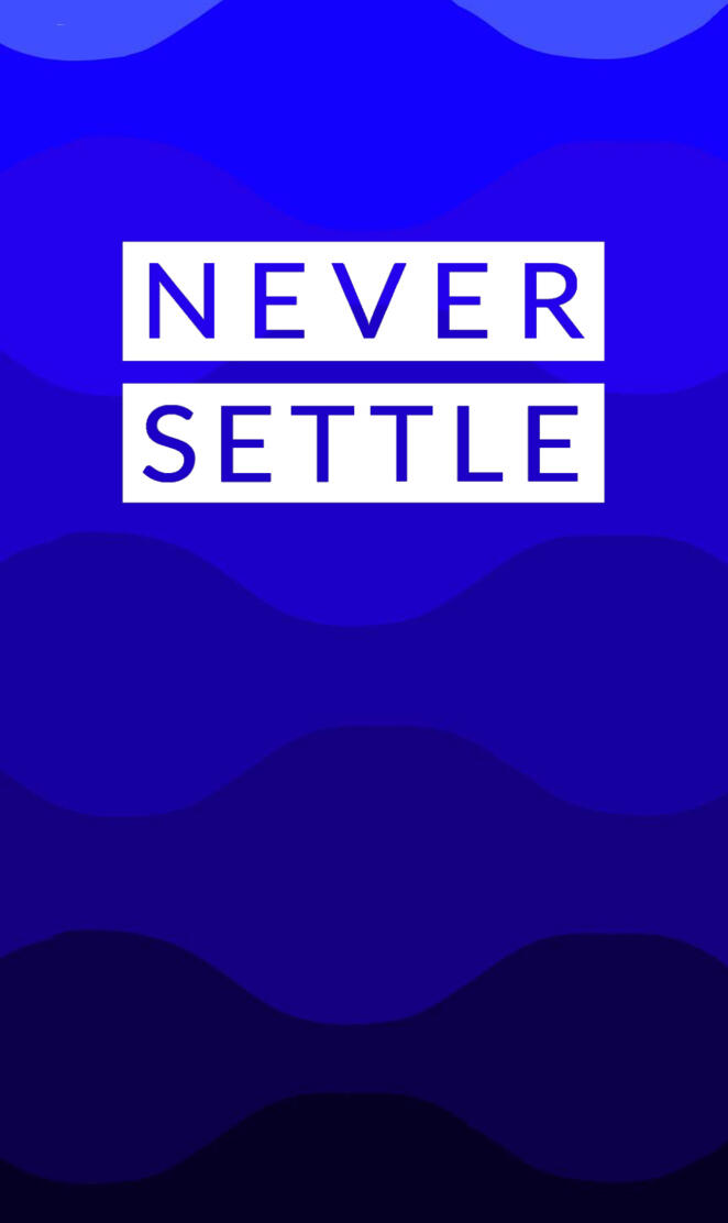 Never Settle Water