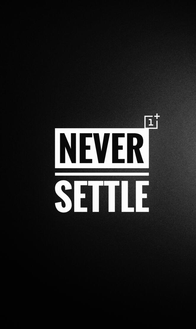 OnePlus Never settle