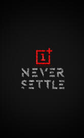 Never settle logo hd