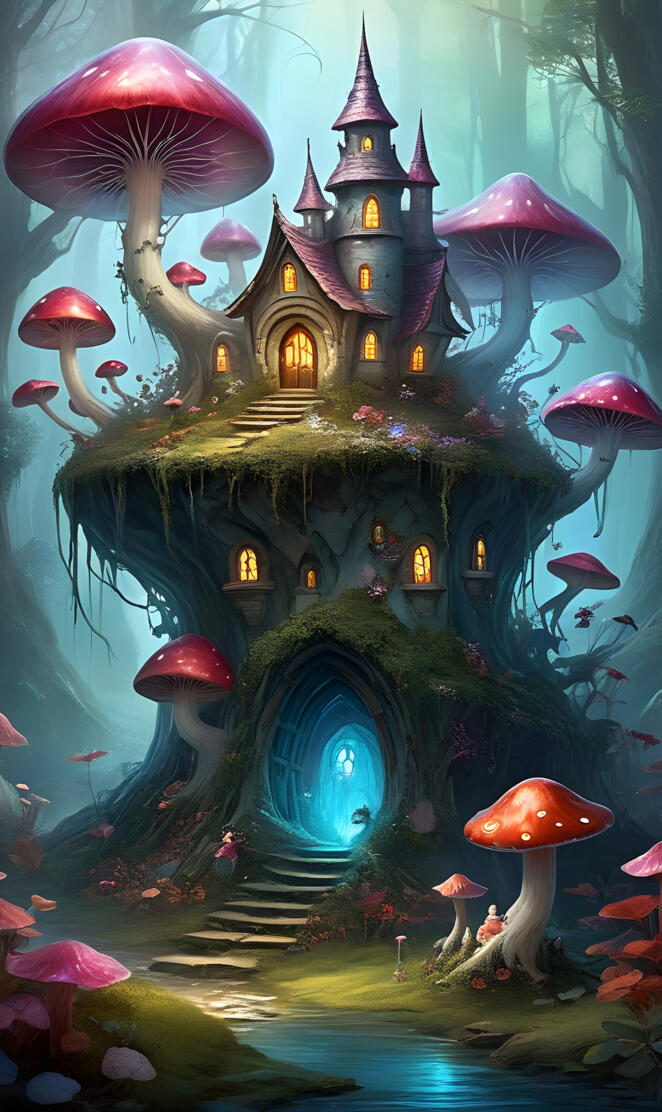 mushroom house