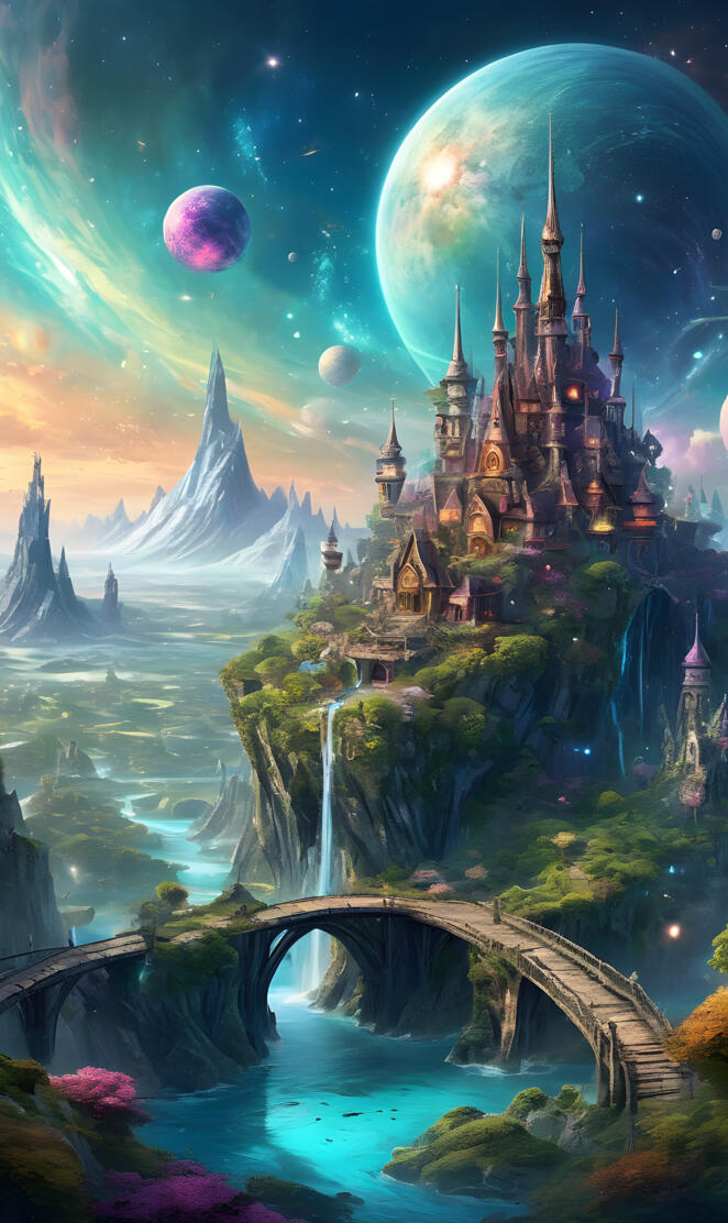 Insanely Detailed Fantasy Land Beautiful