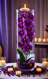 Romantic Purple Orchids