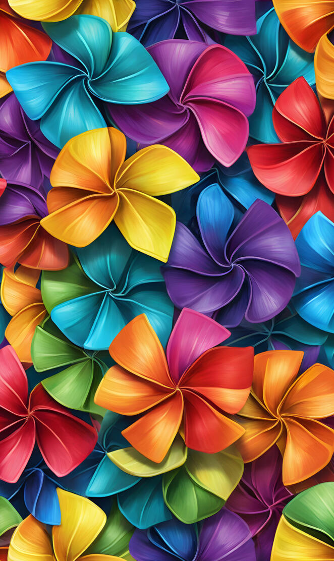 flowing colour immersed