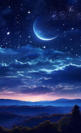 Immerse yourself in the enchanting night sky with our gaming wallpaper