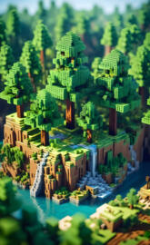 forêt Minecraft