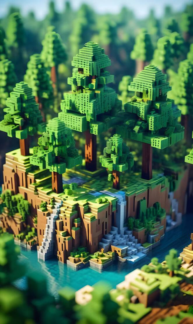 forêt Minecraft