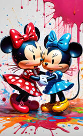 ADORABLE 🎀Tokoyo🎀 🩷PINK Minnie & 🩵BLUE Minnie!!🎨🎨🎨