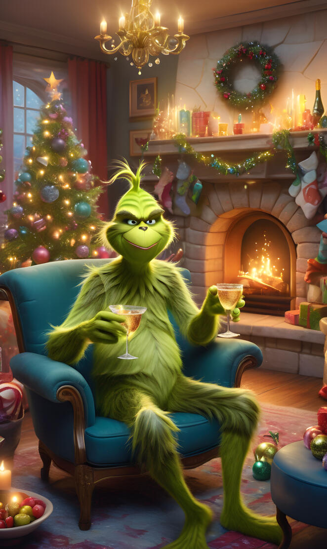 Relaxed Christmas With The Grinch