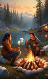 Campfire marshmallows