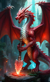 Gregor's Searing Spade Blade