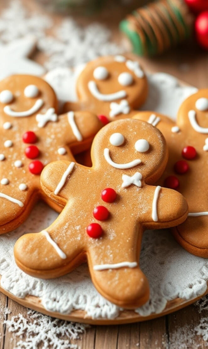 Gingerbread men cookies