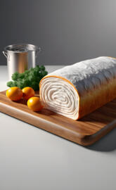 Baked Paper Towel Loaf