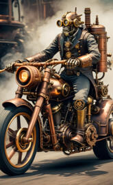 Steampunk rider