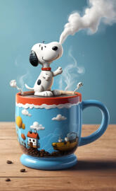 snoopy coffee mug