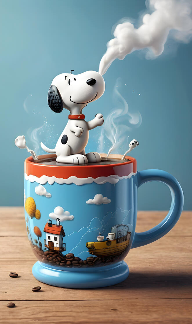 snoopy coffee mug